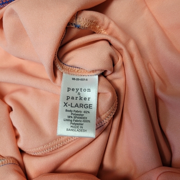 Tropical Blue and Pink One-Piece Swimsuit - Picture 5 of 7